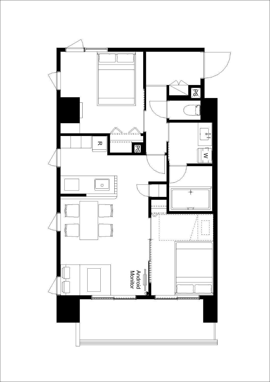 Shino Garden Residence Tokyo Ruang foto