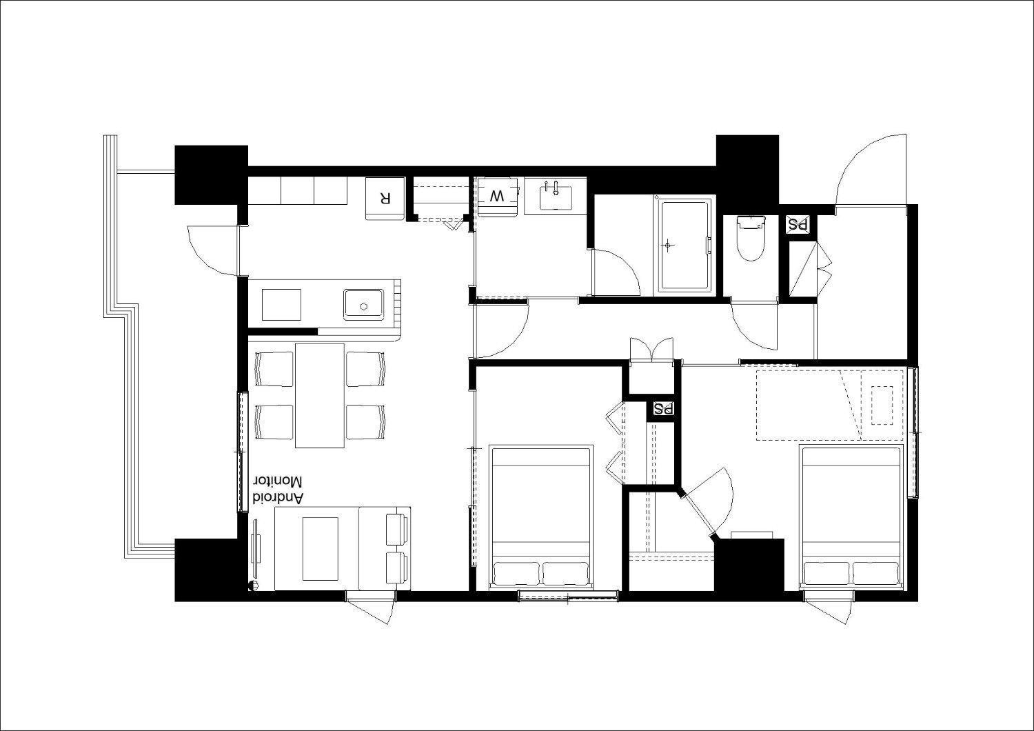 Shino Garden Residence Tokyo Ruang foto